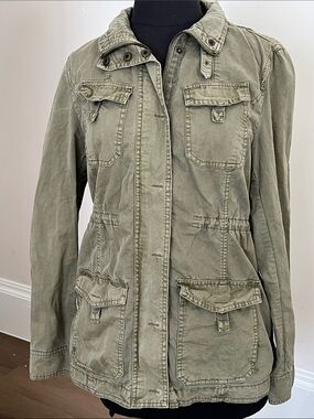 Utility Field Jacket in Olive Green - G.H. Bass.